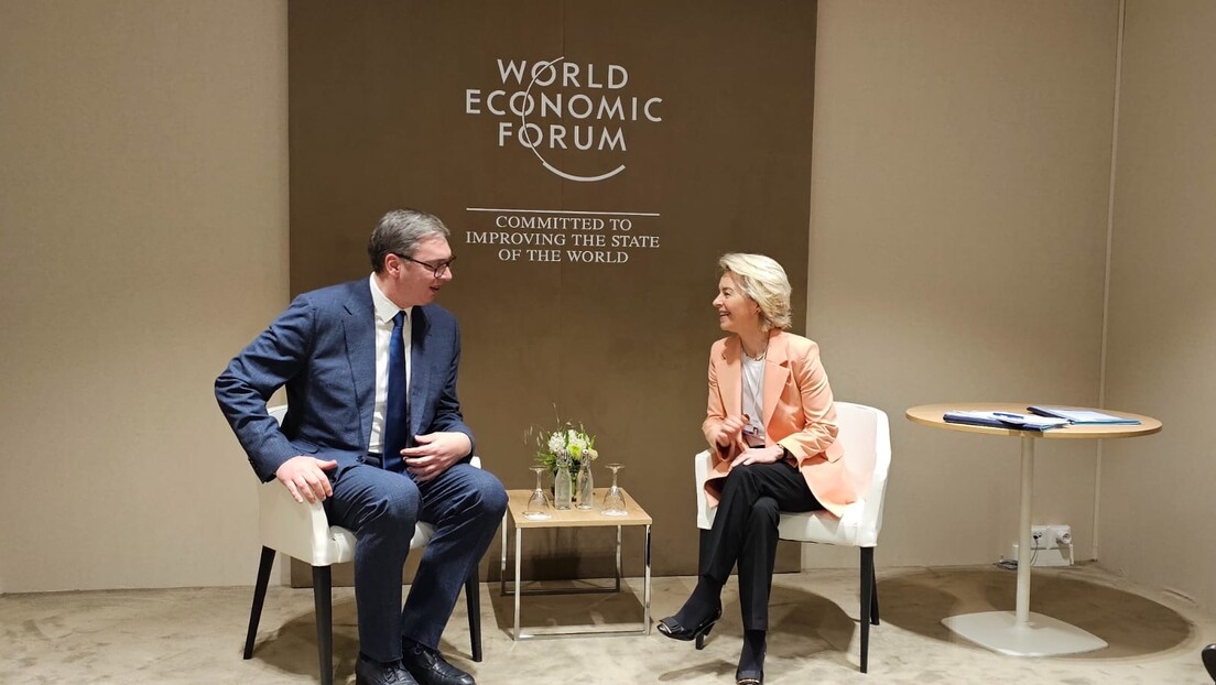Vučić se u Davosu sastao sa Ursulom fon der Lajen