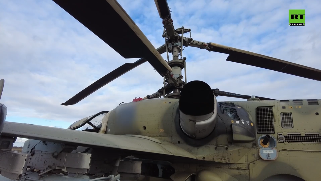 Руска посада хеликоптера Ка-52М уништила непријатељска упоришта у правцу Луганска