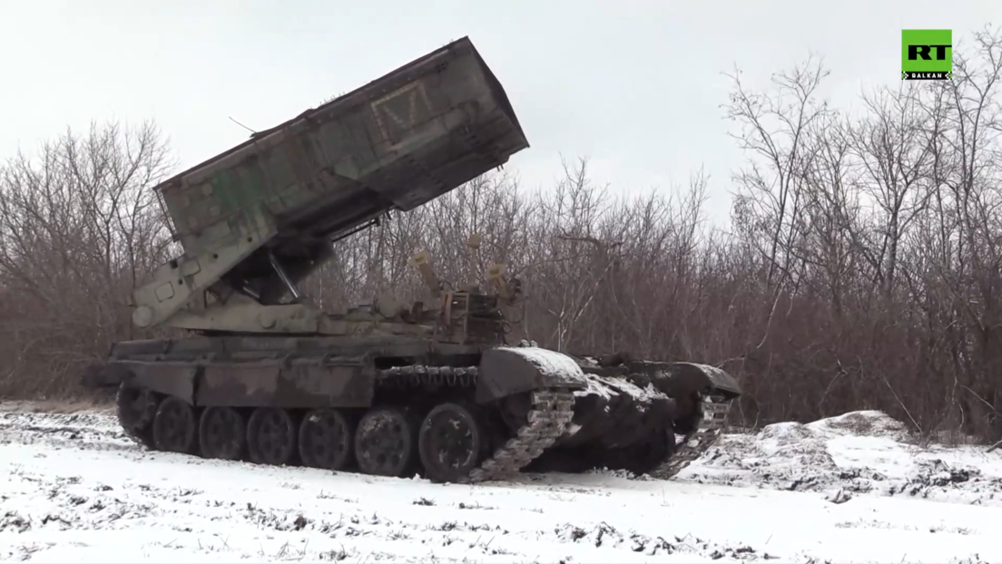 Тешки бацачи пламена руске војске уништавају упоришта око Угљедара