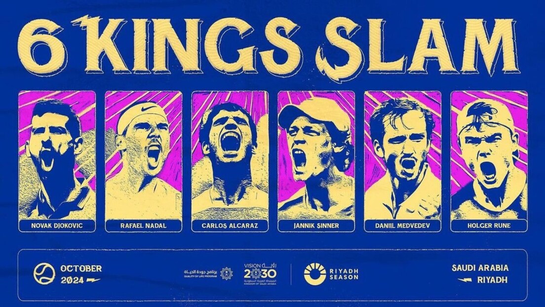 Саудијци купују и тенис – "Слем шесторице краљева" и спектакл у Ријаду који предводи Ђоковић