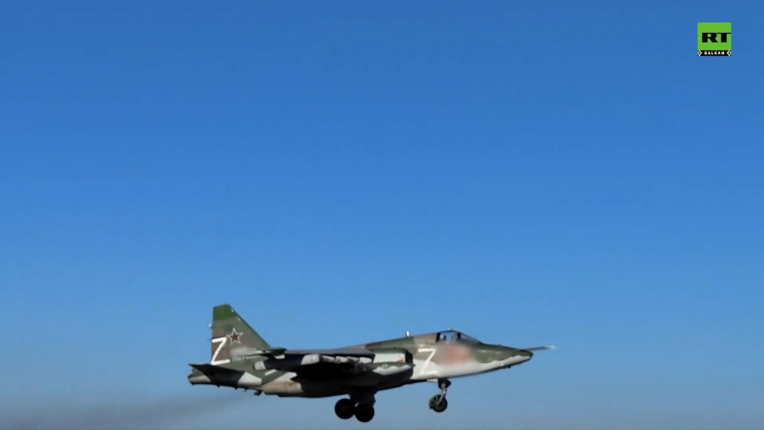 Руски Су-25 у акцији: Уништено упориште непријатеља