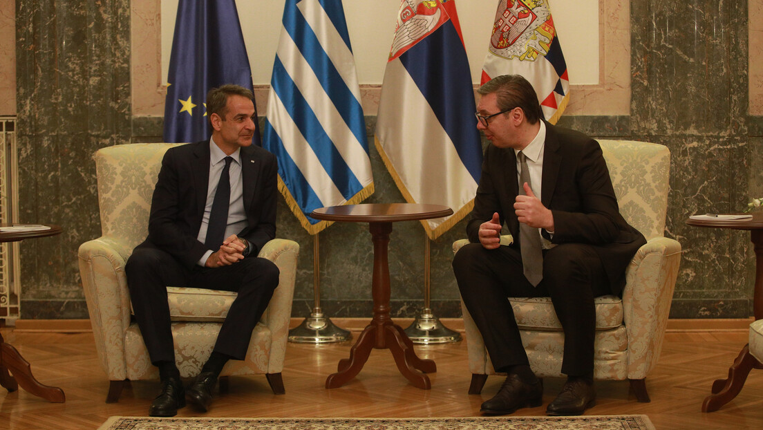 Vučić sa Micotakisom: Srećan sam što mogu da ugostim velikog prijatelja Srbije