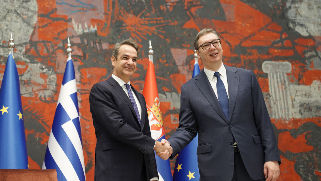 Vučić: Očekujemo jasne signale podrške iz EU; Micotakis: Ne menjamo stav o "Kosovu"