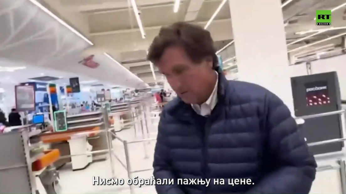 Taker Karlson šokiran cenama u ruskoj prodavnici