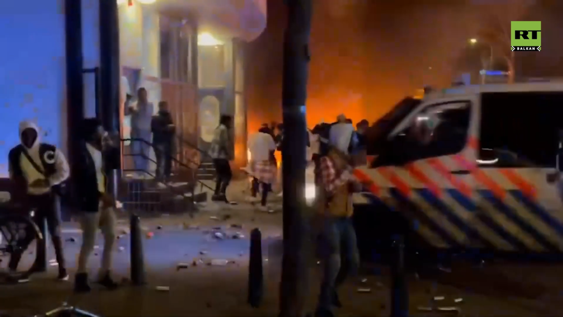 Haos u Holandiji: Sukob migranata u Hagu (VIDEO)