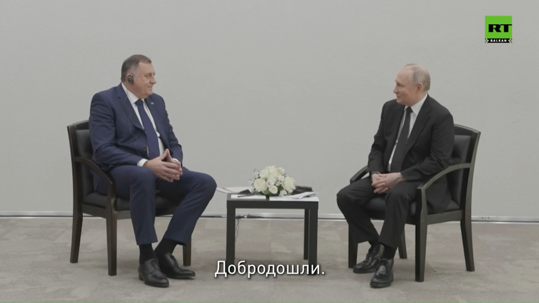 Путин са Додиком: Знамо да ситуација у Републици Српској није једноставна (ВИДЕО)