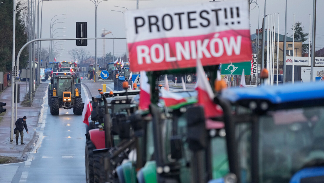 Протести пољских пољопривредника и на граници са Литванијом