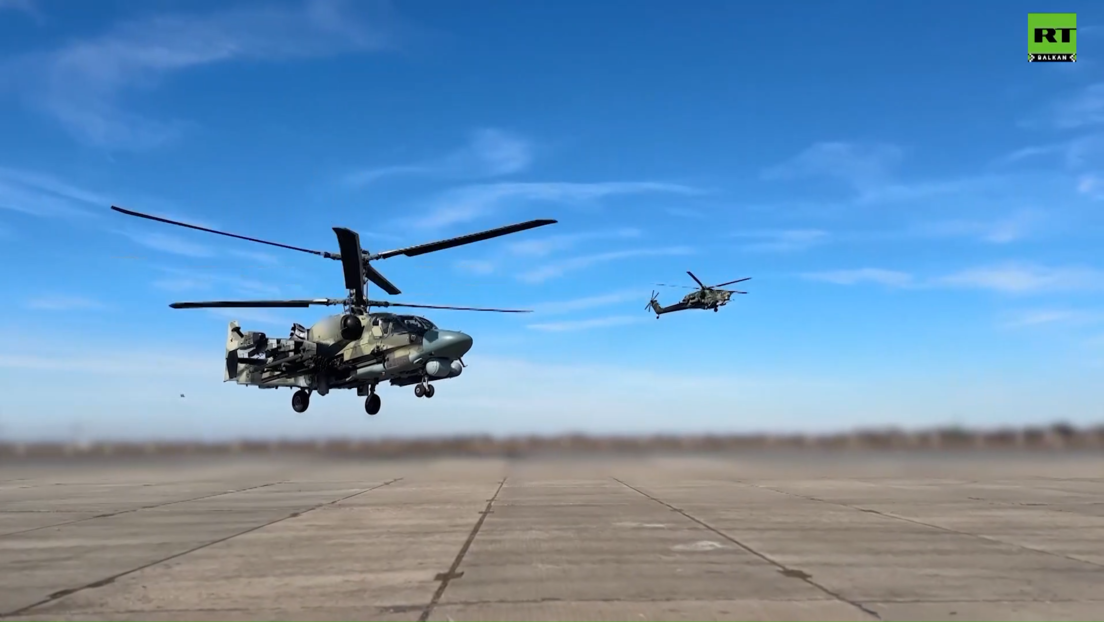 Dejstva ruskih helikoptera Ka-52M na severodonjeckom pravcu