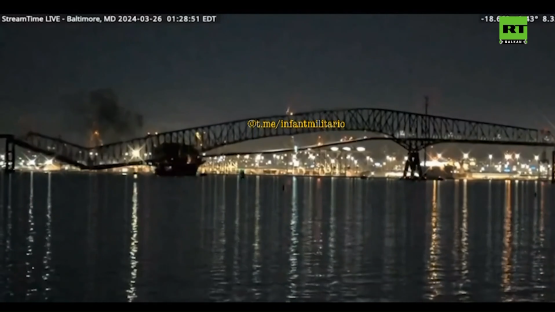 Срушио се мост Френсис Скот Ки у Балтимору