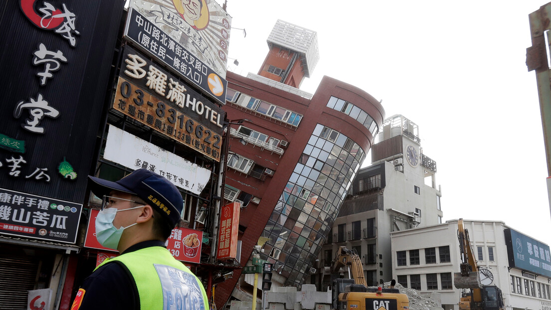 Тајван: У земљотресу повређено 1.038 особа, 42 радника се воде као нестали