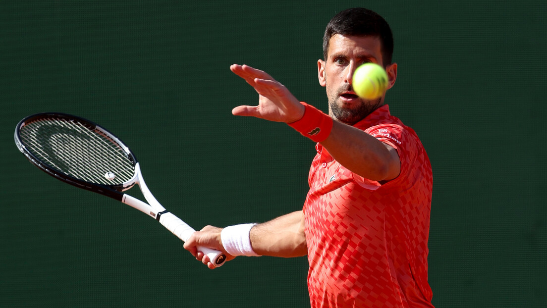 Novak trenirao u Monte Karlu - sve oči uprte u najboljeg tenisera sveta