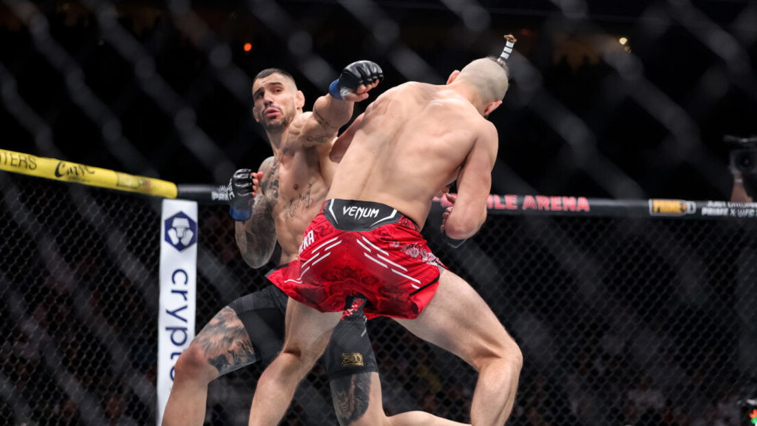 UFC spektakl u Las Vegasu: Rakić poražen u drugoj rundi, Pereira odbranio pojas, svi pričaju o Maksu