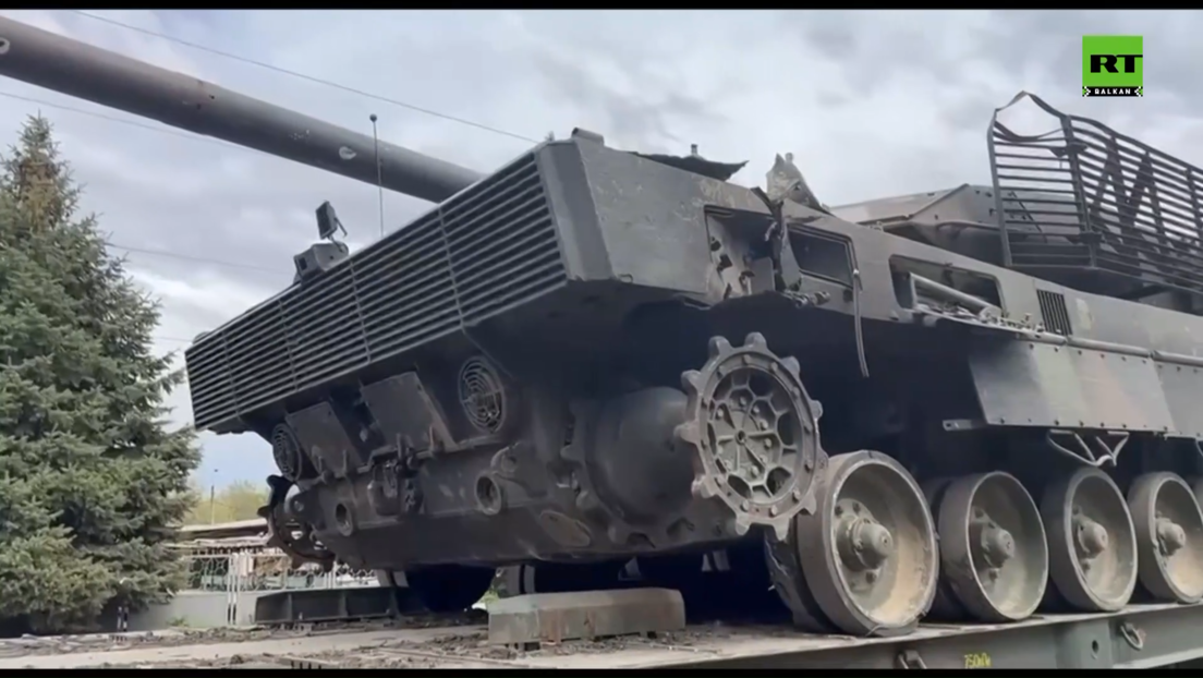 Objavljen snimak zaplenjenog nemačkog tenka: Kako izgleda unutrašnjost spaljenog "leoparda" (VIDEO)