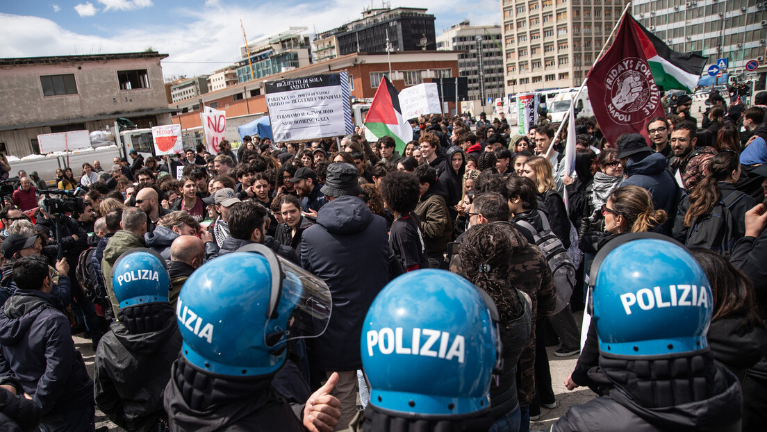 Sukob propalestinskih demonstranata sa policijom u Milanu