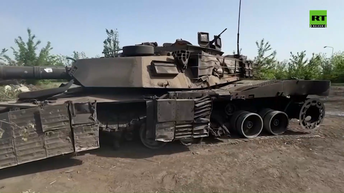 Ruska vojska zaplenila uništen američki tenk "abrams", sledeća stanica izložba trofeja