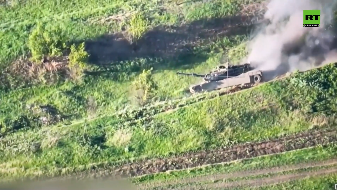Neslavan povratak "abramsa" na bojno polje: Uništen još jedan američki tenk u zoni SVO (VIDEO)