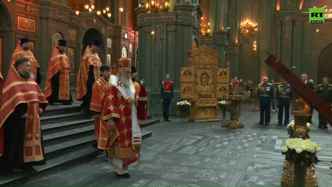Svečani moleban održan u glavnom hramu ruske vojske