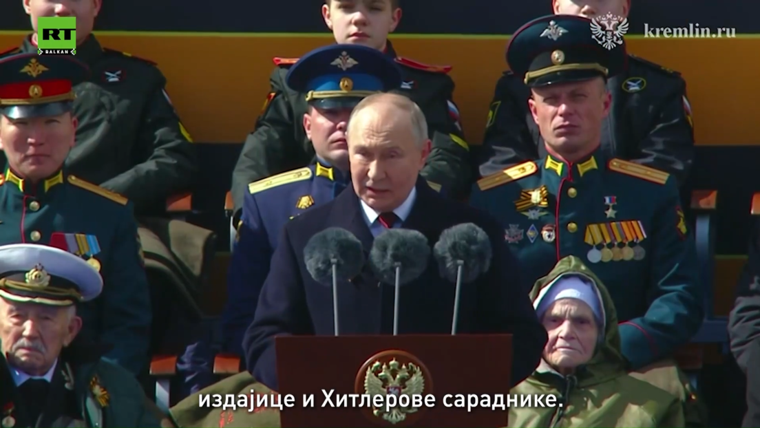 Putin na Dan pobede: Cela Evropa radila za Vermaht (VIDEO)