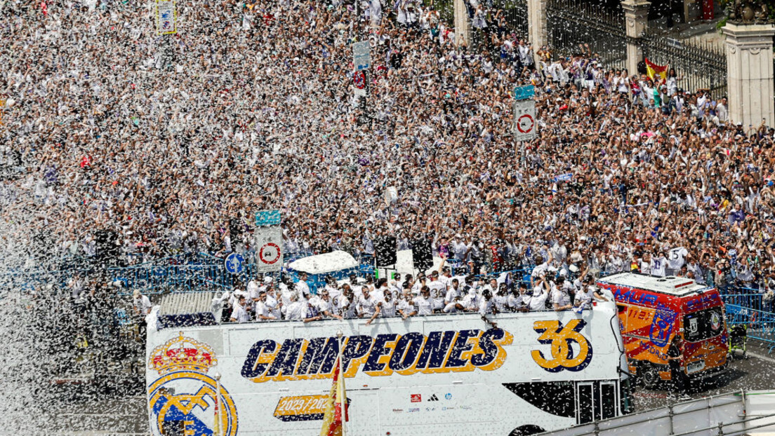 Madrid je na nogama, Real slavi titulu