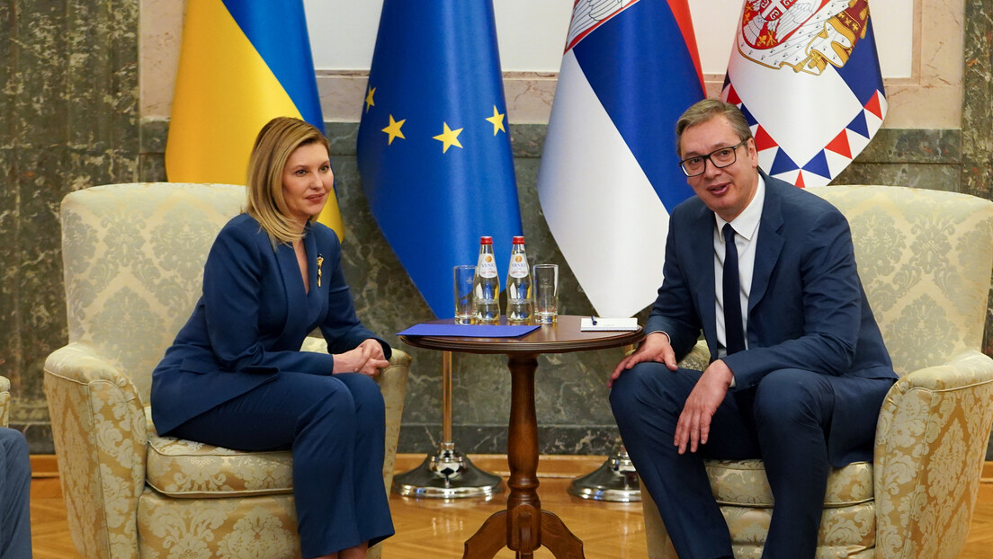 Vučić se sastao sa prvom damom Ukrajine (FOTO)