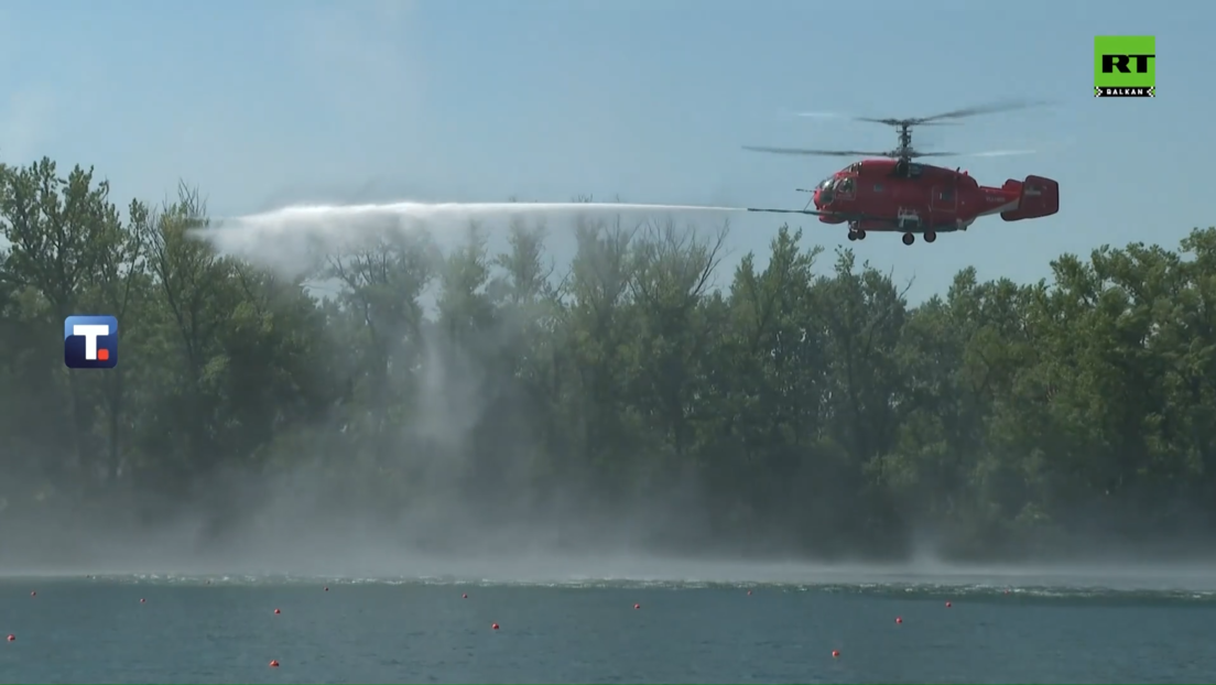 МУП одржао вежбу "Ада 2024": Руски хеликоптер засијао у пуном сјају (ВИДЕО)