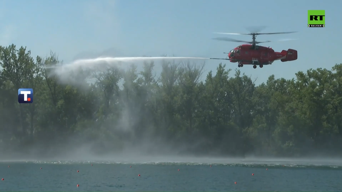 Ruski helikopter Ka-32 na vežbi MUP-a "Ada 2024"