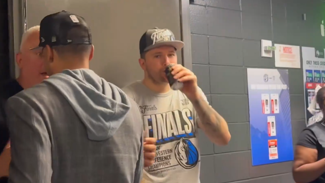Дончић ушао у финале, па отворио пиво - НБА шампион пришао да му отме лименку