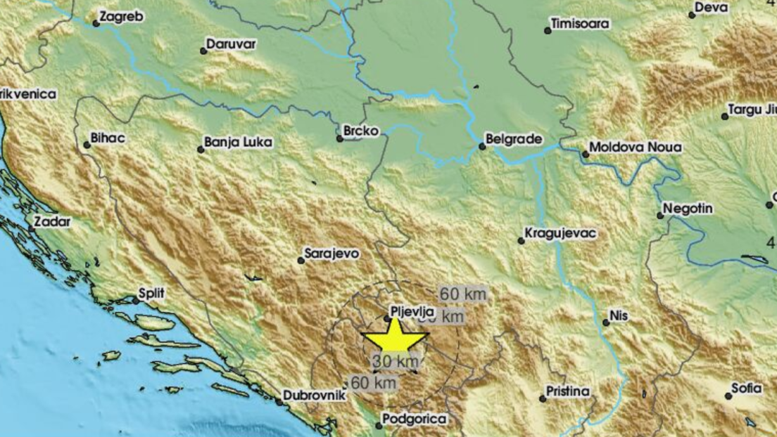 Tresao se Balkan: Zemljotresi pogodili Crnu Goru i Grčku