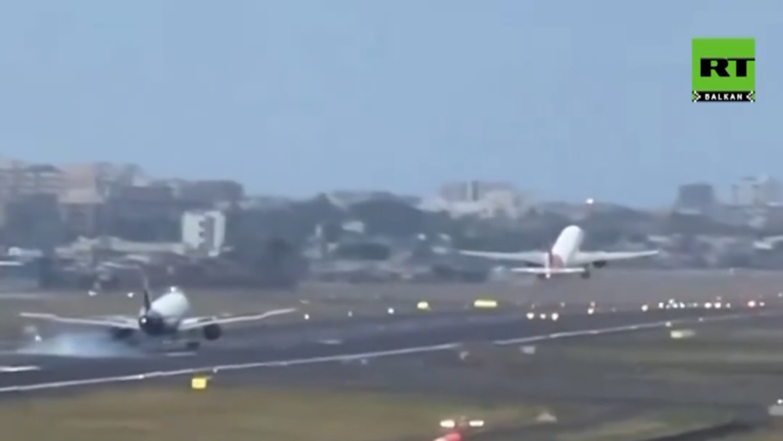 Индија: Чудом избегнут судар авиона на аеродрому