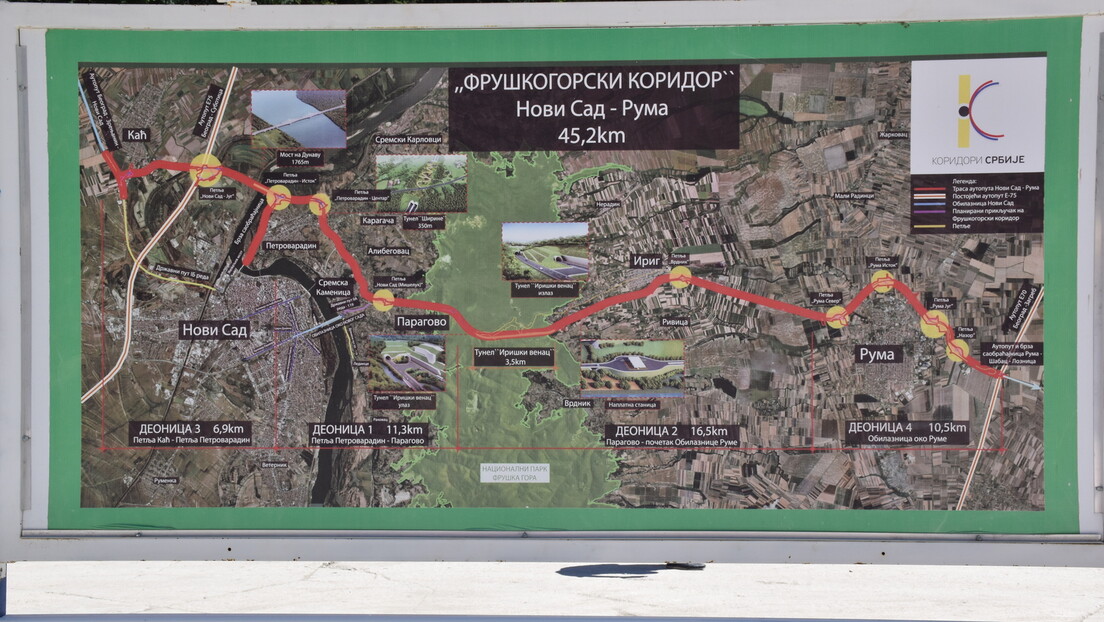 Završena polovina radova: Kako izgleda izgradnja Fruškogorskog koridora (FOTO)