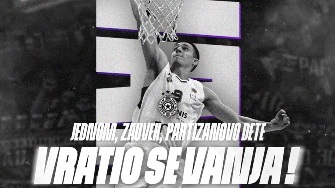 Partizan vratio svoje dete - Vanja Marinković ponovo oblači crno-beli dres