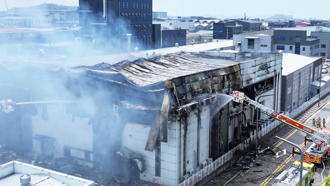 Смртоносни литијум: Бар 16 жртава у пожару у фабрици у Јужној Кореји