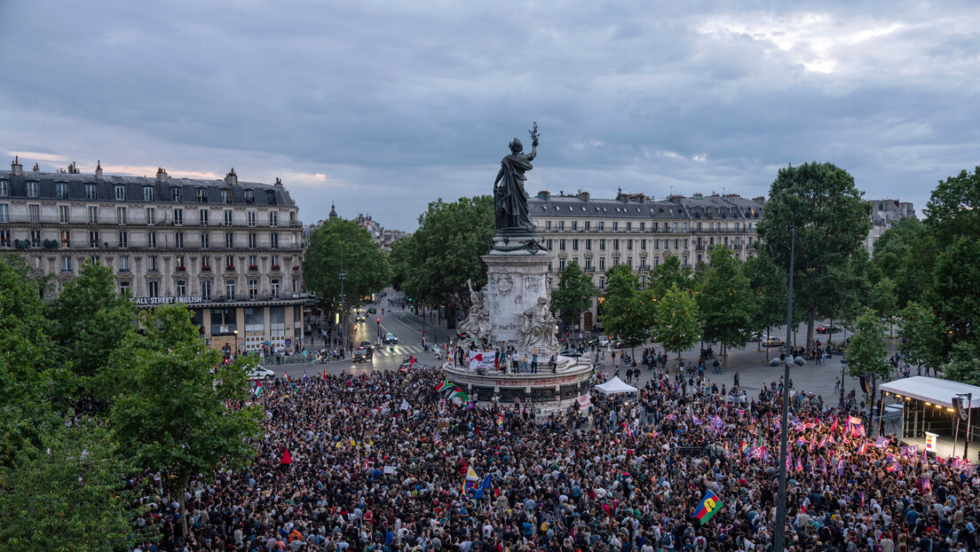Neredi na ulicama u Francuskoj posle pobede Nacionalnog okupljanja u prvom krugu izbora (VIDEO)