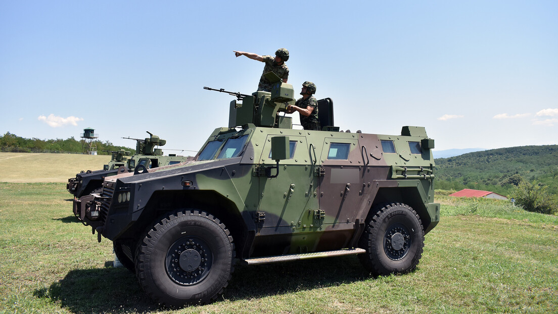 Војници Србије увежбавају употребу борбених возила у мировним мисијама: Милош М-16 на тесту