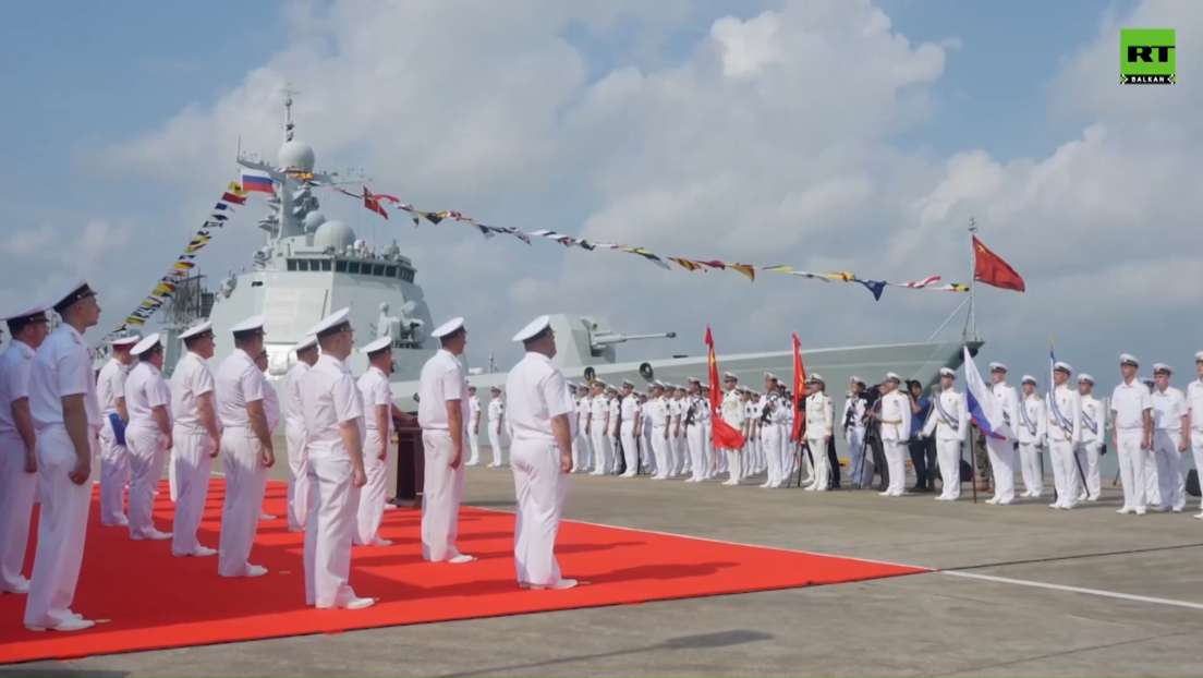 Počele zajedničke vežbe ruske i kineske mornarice "Pomorska saradnja 2024" (VIDEO)