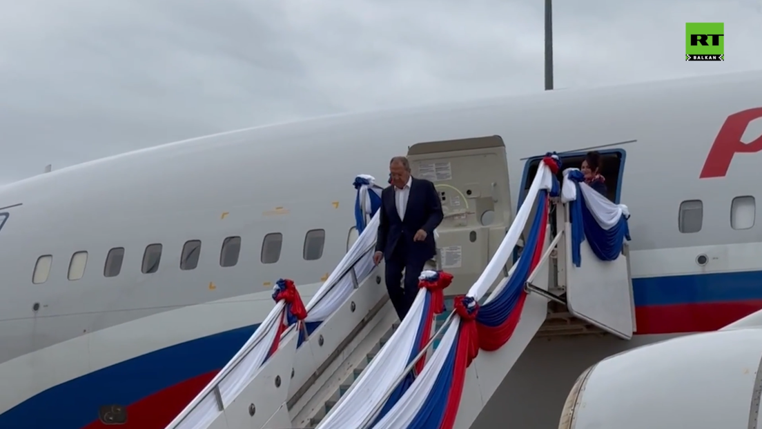 Lavrov  stigao u Laos (VIDEO)