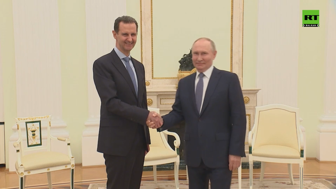 Putin sa Bašarom el Asadom: Situacija na Bliskom istoku teži pogoršanju (VIDEO)