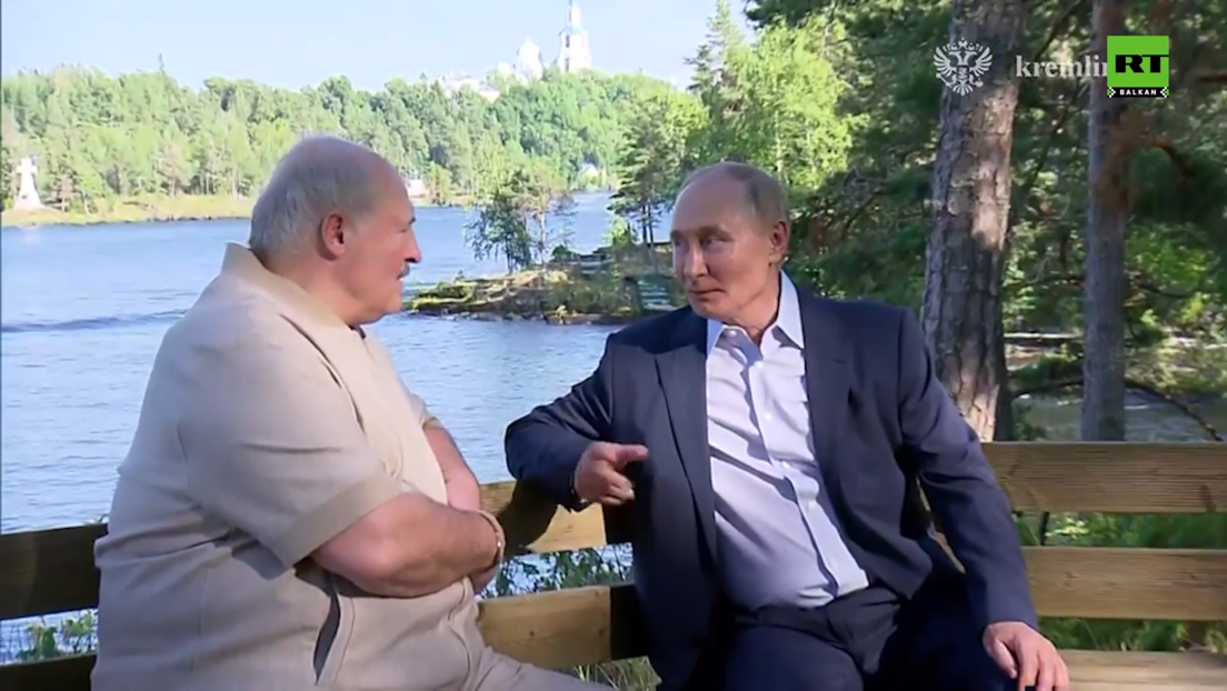 Путин и Лукашенко други дан на острву Валам (ВИДЕО)