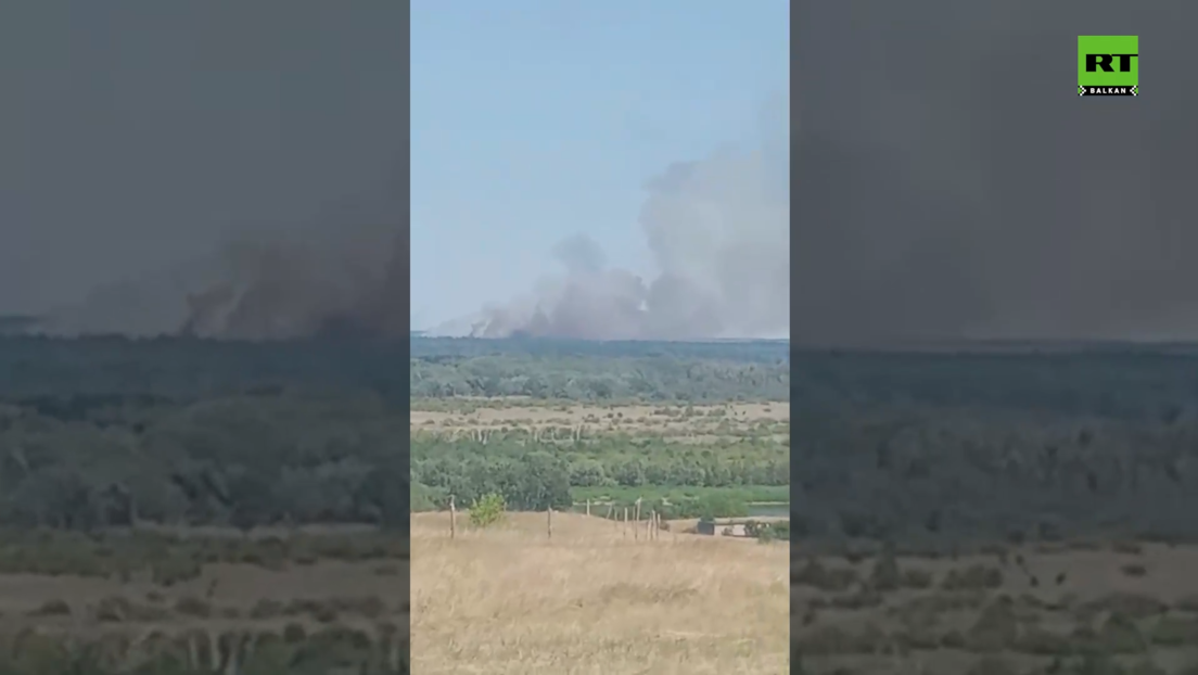 Srušio se Su-34 u Volgogradskoj oblasti: Avion pao tokom trenažnog leta (VIDEO)