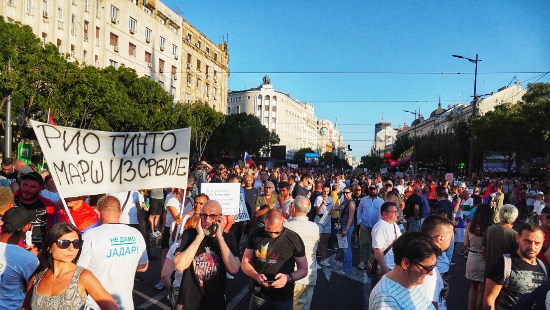 Posle protesta prohodni autoput i stanice "Prokop" i "Novi Beograd", oglasio se "Rio Tinto"