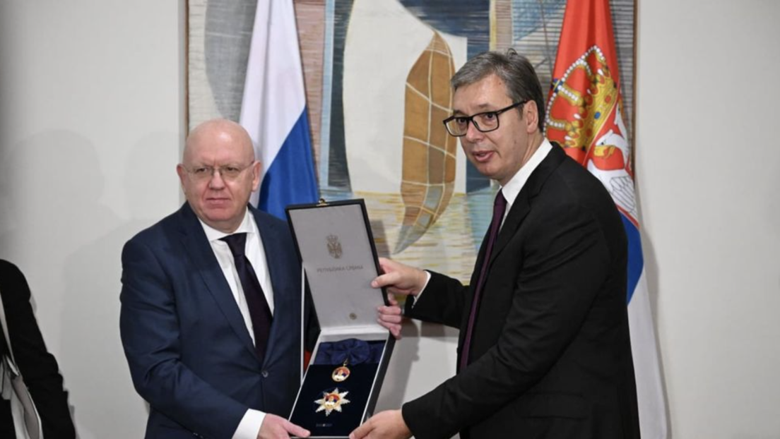 Šta je Vučić poručio odlikujući ruskog ambasadora u UN Vasilija Nebenzju?