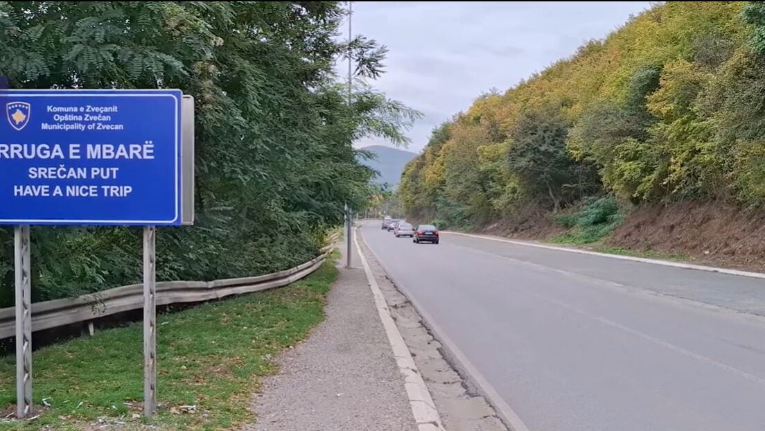 Uklonjena ćirilica sa putokaza u Zvečanu