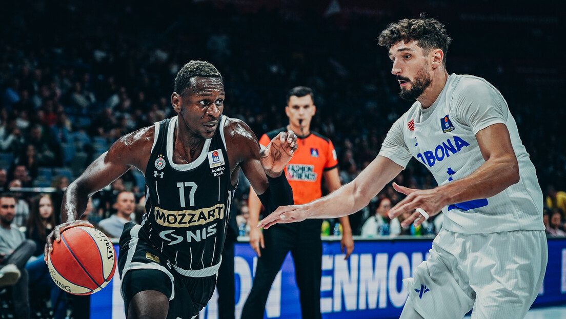 Partizan uništio Cibonu - 35 razlike za čelo tabele ABA lige