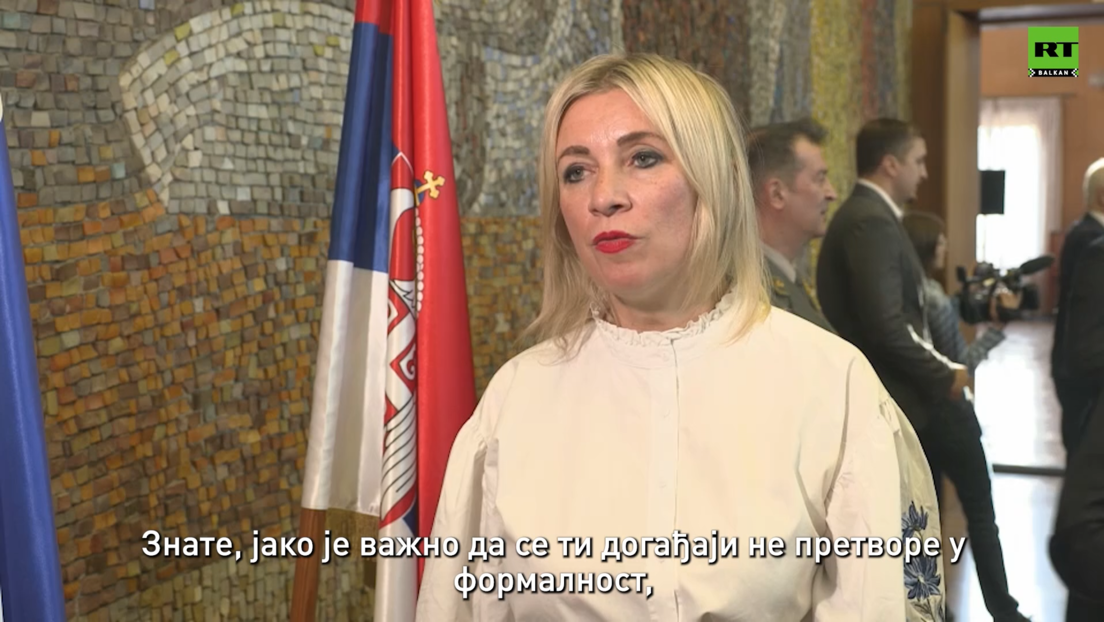 Zaharova za RT Balkan: Rođaci nacista se vraćaju na vlast, Rusija i Srbija nastavljaju dela predaka