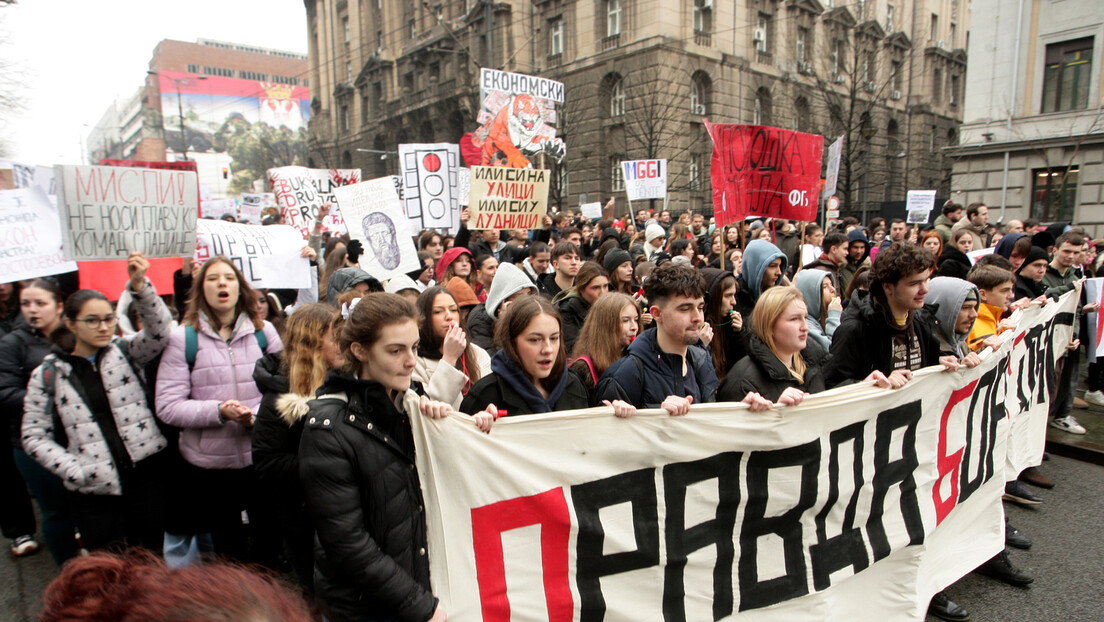 Studentkinja povređena na protestu na Novom Beogradu stabilno