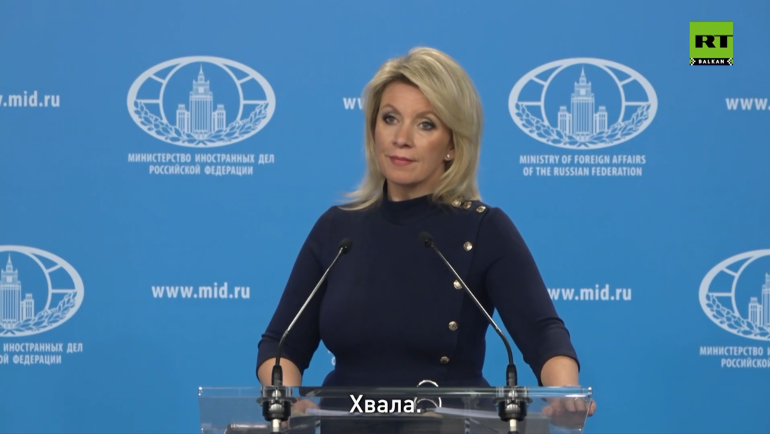 Zaharova za RT Balkan: Nadležni vode pregovore o NIS-u