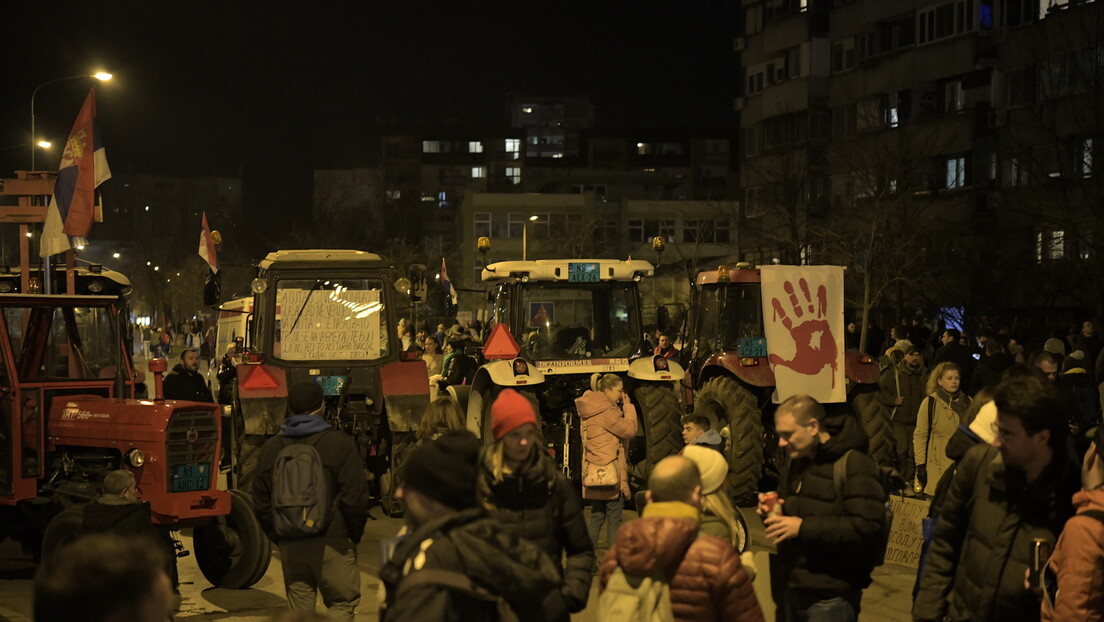 Studenti iz tri pravca pešice stigli u Kragujevac, najavljena blokada duga 15 sati