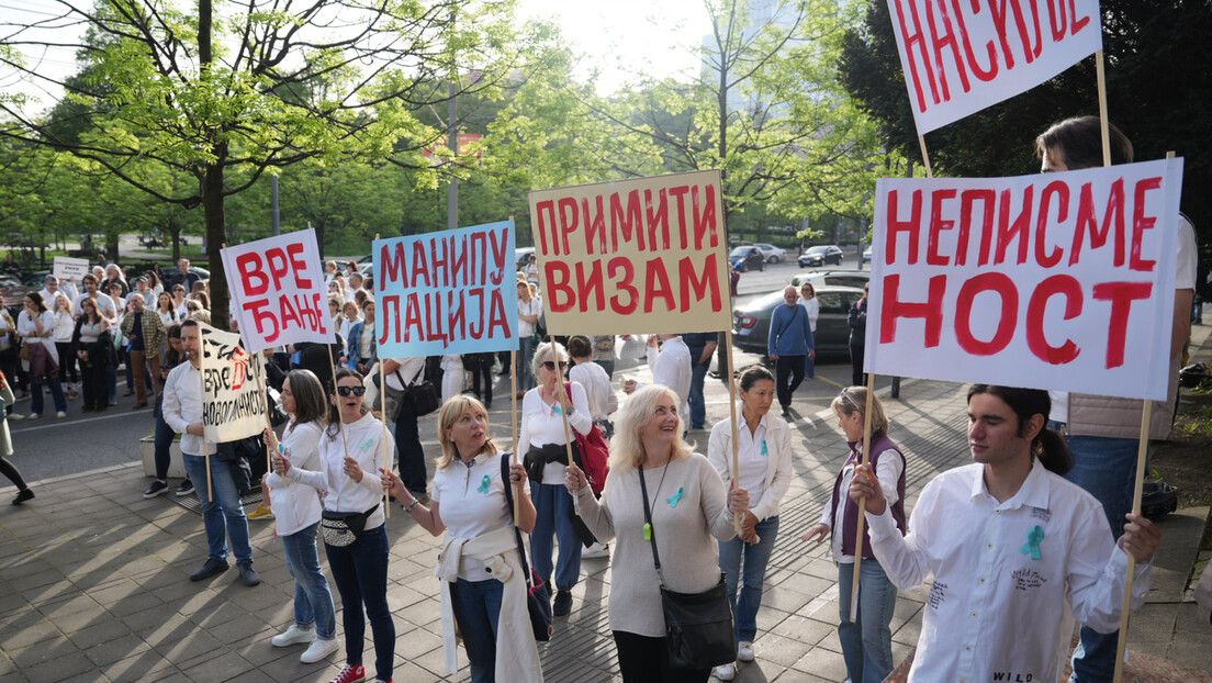 Protest protiv novog ministra prosvete: Zatvorena Nemanjina u smeru ka Slaviji