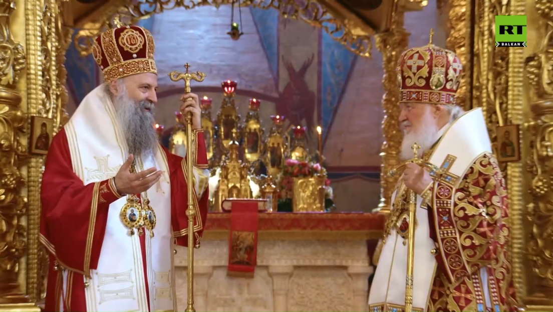 Patrijarsi Kiril i Porfirije služili liturgiju u Uspenskom sabornom hramu