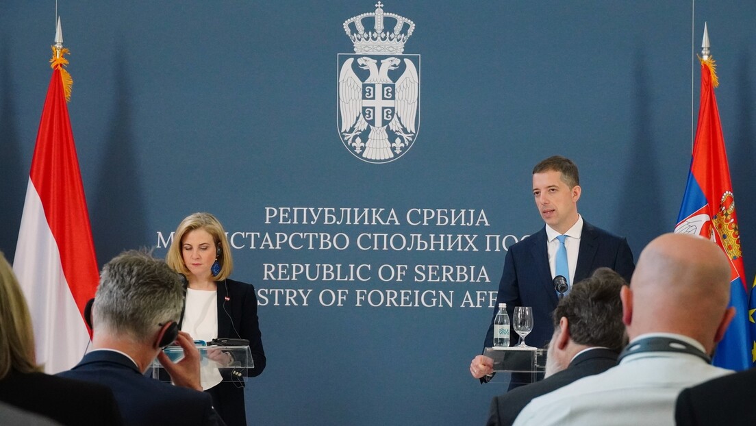 Đurić sa Rajzinger o ekonomskoj saradnji, političkim pitanjima i situaciji na Kosovu i Metohiji
